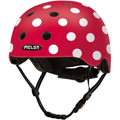 Melon helm urban active dotty white xxs-s Rood Melon helm urban active dotty white xxs-s Rood