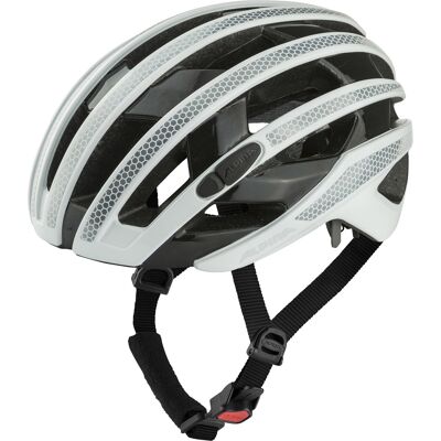 Alpina sports racehelm ravel reflective 55-59 glans wit Wit Alpina sports racehelm ravel reflective 55-59 glans wit Wit