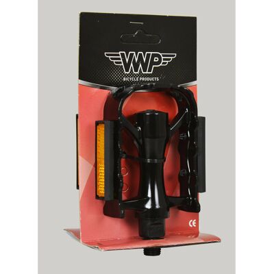 VWP pedaal bmx 1/2" alu. zwart Zwart VWP pedaal bmx 1/2" alu. zwart Zwart