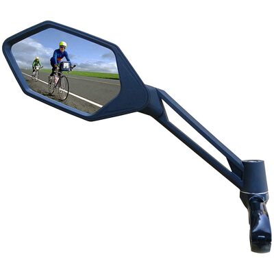 VWP spiegel stuurbevestiging luxe verstel. e-bike links zw. Zwart VWP spiegel stuurbevestiging luxe verstel. e-bike links zw. Zwart