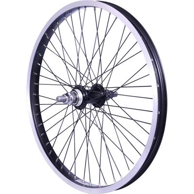 Velox achterwiel bmx cargo 20" freewheel 14mm as 48sp zw. Zwart Velox achterwiel bmx cargo 20" freewheel 14mm as 48sp zw. Zwart
