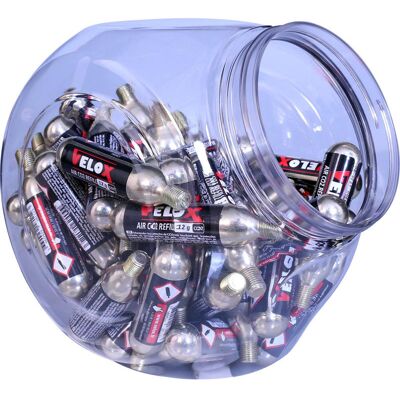 Velox - CO2-cilinder 12g - schroefdraad - 50st Velox - CO2-cilinder 12g - schroefdraad - 50st