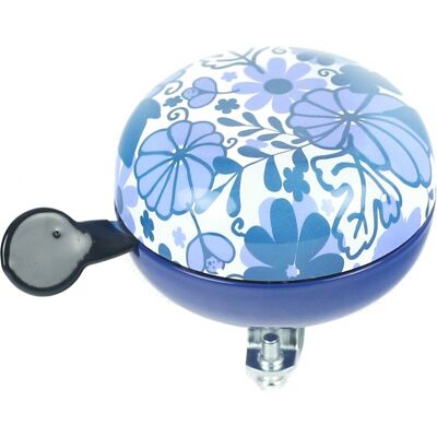 Widek fietsbel bloemen 80 mm delfts blauw Blauw Widek fietsbel bloemen 80 mm delfts blauw Blauw