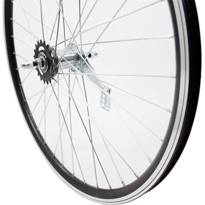 Roland achterwiel 26 x 1.75 remnaaf alu v-profil zwart Zwart Roland achterwiel 26 x 1.75 remnaaf alu v-profil zwart Zwart