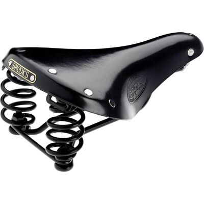 Brooks zadel b396 flyer s dames zwart - zdb396dz Brooks zadel b396 flyer s dames zwart - zdb396dz