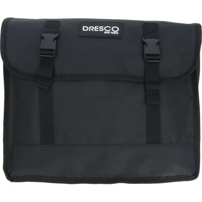 DRESCO dubbele fietstas basic zwart 30 liter DRESCO dubbele fietstas basic zwart 30 liter