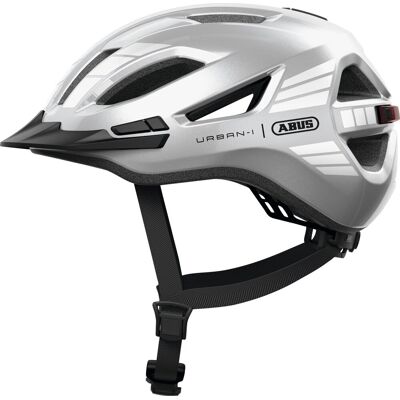 ABUS Fietshelm urban-i 4.0 signal silver xl - 60-64 cm - zilver - geschikt voor gebruik op elektrische fietsen - stadsfietsen - 310 g ABUS Fietshelm urban-i 4.0 signal silver xl - 60-64 cm - zilver - geschikt voor gebruik op elektrische fietsen - stadsfietsen - 310 g
