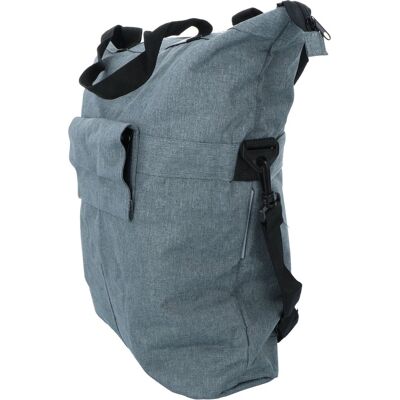 DRESCO enkele fietstas grijs - 18 liter - ook als shopper of schoudertas te gebruiken - extra voorvak - spatwaterdicht polyester - twee bevestigingshaken - verstelbare schouderriem - verstevigde bodem - reflecterende accenten - - afmeting 49x45x18cm DRESCO enkele fietstas grijs - 18 liter - ook als shopper of schoudertas te gebruiken - extra voorvak - spatwaterdicht polyester - twee bevestigingshaken - verstelbare schouderriem - verstevigde bodem - reflecterende accenten - - afmeting 49x45x18cm