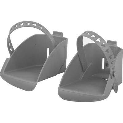 Polisport set voetenbakjes boodie/buitenbandbly maxi zilver Grijs Polisport set voetenbakjes boodie/buitenbandbly maxi zilver Grijs