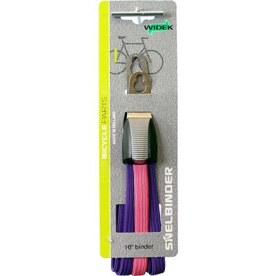 Widek Fiets snelbinder triobinder 16 paars/roze Paars Widek Fiets snelbinder triobinder 16 paars/roze Paars