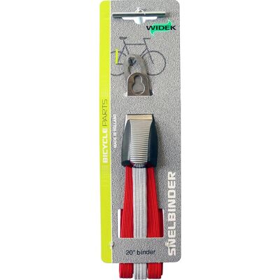 Widek Fiets snelbinder triobinder 20 zilver/rood Grijs Widek Fiets snelbinder triobinder 20 zilver/rood Grijs