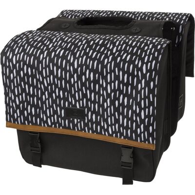 FastRider nara dubbele fietstas zwart - 33l - mik FastRider nara dubbele fietstas zwart - 33l - mik