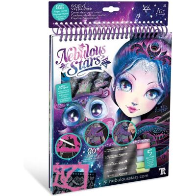 Nebulous Stars Eclipsia Schetsboek - Donker Thema, Creatieve Kunst Nebulous Stars Eclipsia Schetsboek - Donker Thema, Creatieve Kunst