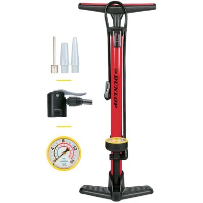 Dunlop Rood Fietspomp - Fietspomp Dunlop Rood Fietspomp - Fietspomp