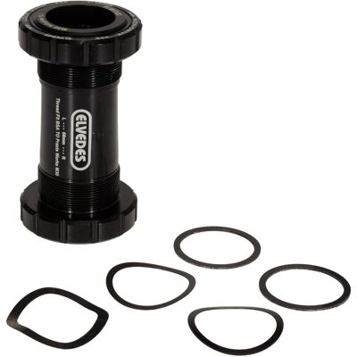 Elvedes BSA Crankset voor Praxis weg/MTB - 68-73mm Zwart Elvedes BSA Crankset voor Praxis weg/MTB - 68-73mm Zwart
