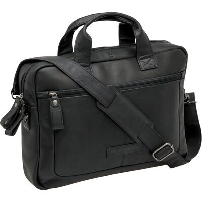 Newlooxs New looxs laptoptas luko leer 7,5l zwart Zwart Newlooxs New looxs laptoptas luko leer 7,5l zwart Zwart