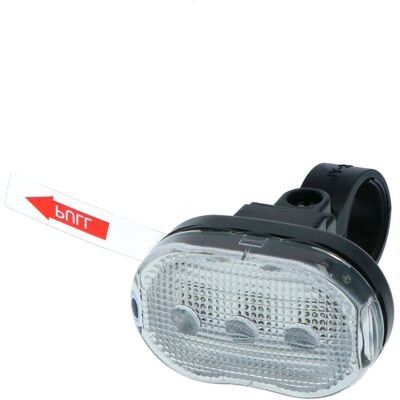 DRESCO fietsverlichting - fietslamp classic - led koplamp zwart DRESCO fietsverlichting - fietslamp classic - led koplamp zwart