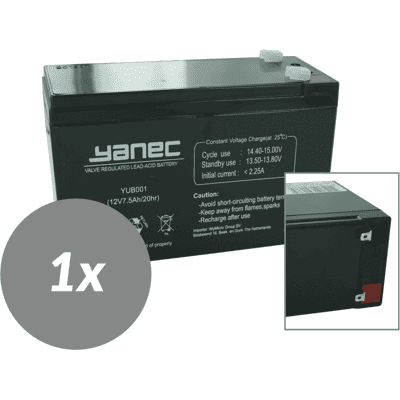 Yanec ups batterij vervangingsset rbc2 (excl. kabels) Yanec ups batterij vervangingsset rbc2 (excl. kabels)