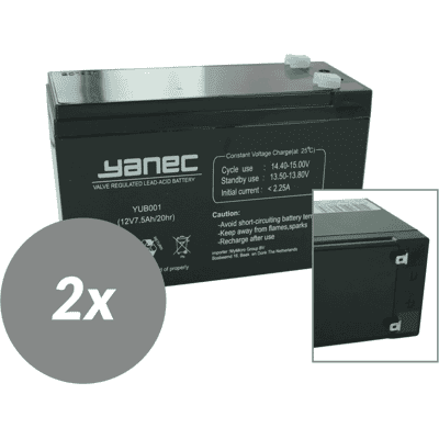 Yanec ups batterij vervangingsset rbc5 (excl. kabels) Yanec ups batterij vervangingsset rbc5 (excl. kabels)