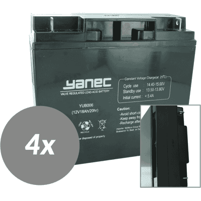 Yanec ups batterij vervangingsset rbc55 (excl. kabels) Yanec ups batterij vervangingsset rbc55 (excl. kabels)
