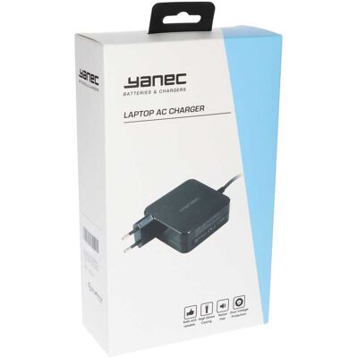 Yanec usb-c wandlader 87w zwart Yanec usb-c wandlader 87w zwart