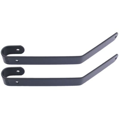 Steco Stuurbeugelset comfort extra lang - mat zwart Zwart Steco Stuurbeugelset comfort extra lang - mat zwart Zwart