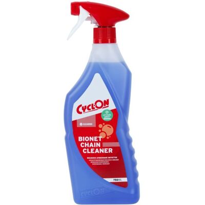 Cyclon bionet chain cleaner triggerspray - 750 ml (in blisterverpakking) Blauw Cyclon bionet chain cleaner triggerspray - 750 ml (in blisterverpakking) Blauw