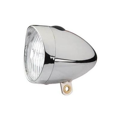 Edge Koplamp retro 3 led aan/uit - incl. batterijen - chroom Chroom Edge Koplamp retro 3 led aan/uit - incl. batterijen - chroom Chroom