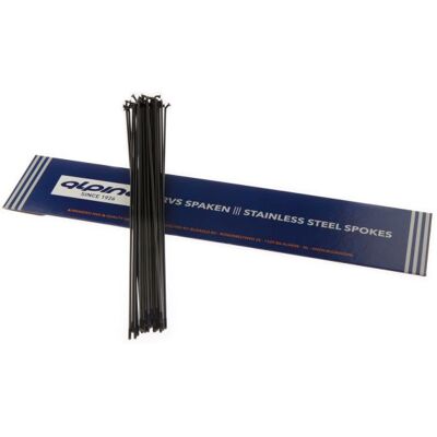 Alpina Spaken 14g (2,00mm) 270mm rvs zwart (p36) Zwart Alpina Spaken 14g (2,00mm) 270mm rvs zwart (p36) Zwart