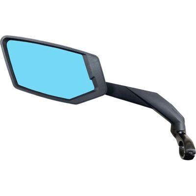 Edge Spiegel links e-bike luxe met klem - extra groot en licht dimmend glas Zwart Edge Spiegel links e-bike luxe met klem - extra groot en licht dimmend glas Zwart