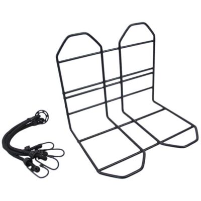 Kgs Bagagerekje - Bagagedrager Verbreder - 28 cm Staal Zwart Kgs Bagagerekje - Bagagedrager Verbreder - 28 cm Staal Zwart