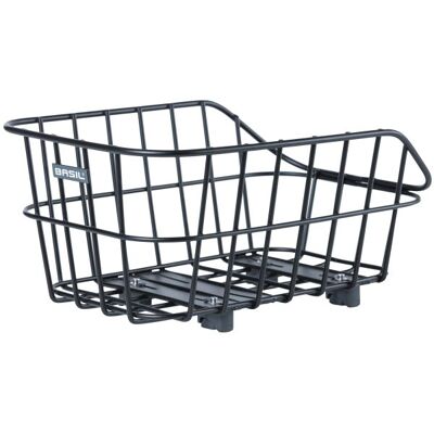 BASIL Mand achterop cento alu wsl zwart Zwart BASIL Mand achterop cento alu wsl zwart Zwart