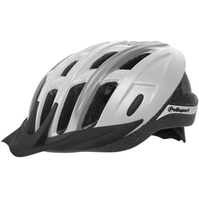 Polisport Fietshelm ride-in m (54-58cm) - wit/grijs Wit Polisport Fietshelm ride-in m (54-58cm) - wit/grijs Wit