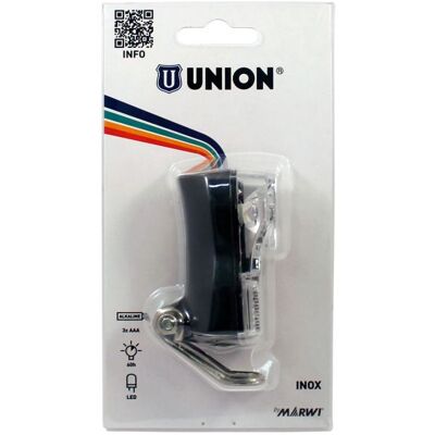 Union koplamp un4800 led kroonbout incl. batterij zwart Zwart Union koplamp un4800 led kroonbout incl. batterij zwart Zwart