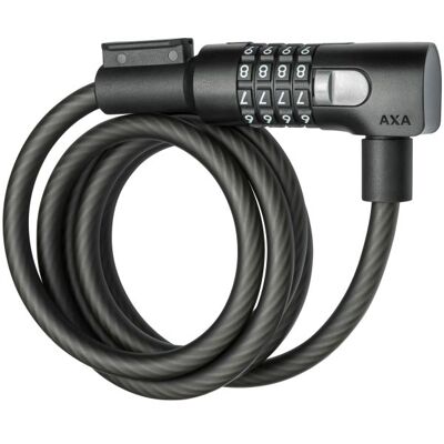 AXA Kabelslot resolute c10/150 code (kaart) Zwart AXA Kabelslot resolute c10/150 code (kaart) Zwart