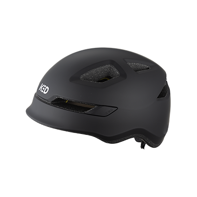 KED POP 2.0 M - Kinderhelm met robotmotief - Zwart KED POP 2.0 M - Kinderhelm met robotmotief - Zwart
