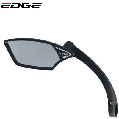 Edge Spiegel e-bike luxe met klem - linkse montage Zwart Edge Spiegel e-bike luxe met klem - linkse montage Zwart