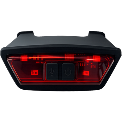 Ked Achterlicht embrace mtb helm - led - usb oplaadbaar Ked Achterlicht embrace mtb helm - led - usb oplaadbaar