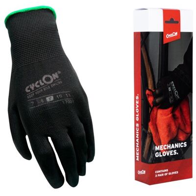 Cyclon Montagehandschoenen m9 - groen (20 paar) Zwart Cyclon Montagehandschoenen m9 - groen (20 paar) Zwart