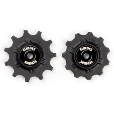 Elvedes loopwielset shimano/sram rvs lagers Zwart Elvedes loopwielset shimano/sram rvs lagers Zwart