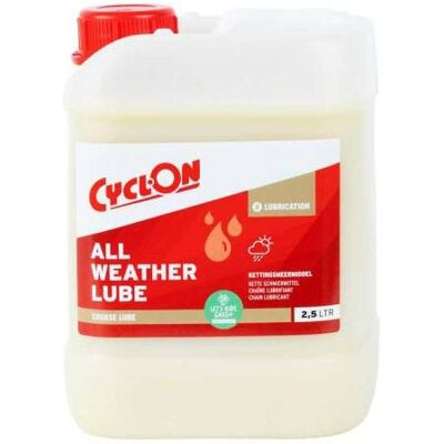 Cyclon all weather lube (course lube) - 2,5 liter Rood Cyclon all weather lube (course lube) - 2,5 liter Rood