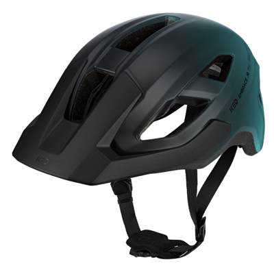 Ked Fietshelm embrace jr s-m (52-58cm) - zwart/groen Blauw Ked Fietshelm embrace jr s-m (52-58cm) - zwart/groen Blauw