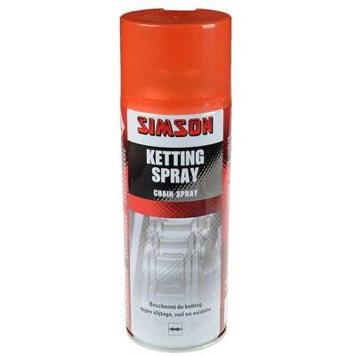 Simson ketting spray 400ml Rood Simson ketting spray 400ml Rood