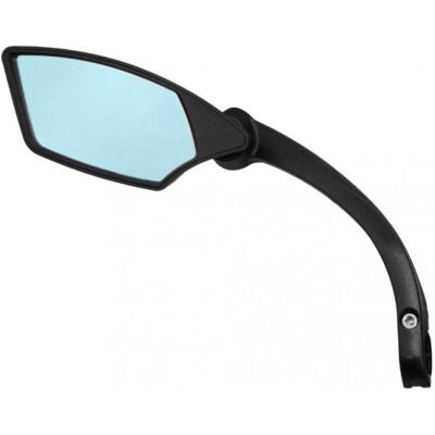 Edge Spiegel e-bike luxe met klem - licht dimmend glas - linkse montage Zwart Edge Spiegel e-bike luxe met klem - licht dimmend glas - linkse montage Zwart