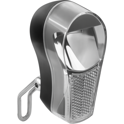 Edge Koplamp streetlight - 1 led - 30 lux - inclusief batterij (op kaart) Zwart Edge Koplamp streetlight - 1 led - 30 lux - inclusief batterij (op kaart) Zwart