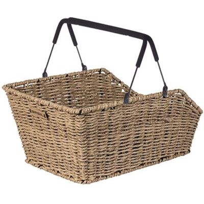 Basil Fietsmand cento rattan look multi 47 x 34 x 26 cm - seagrass Beige Basil Fietsmand cento rattan look multi 47 x 34 x 26 cm - seagrass Beige