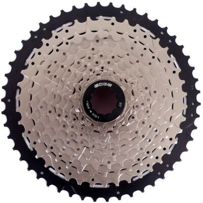Edge Cassette 11 speed csm9011 11-52t - zilver/zwart Zilver Edge Cassette 11 speed csm9011 11-52t - zilver/zwart Zilver