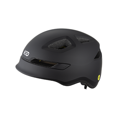 Ked Fietshelm pop ii mips s (48-52cm) - mat zwart Zwart Ked Fietshelm pop ii mips s (48-52cm) - mat zwart Zwart