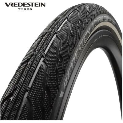VREDESTEIN 26x1 3/8 (37-590) dynamic tour zwart reflex draad 26015 Zwart VREDESTEIN 26x1 3/8 (37-590) dynamic tour zwart reflex draad 26015 Zwart