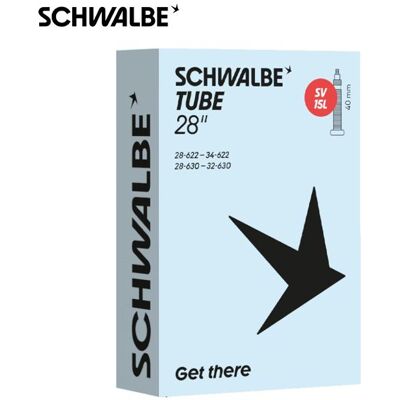 Schwalbe binnenband sv15l 28" 28/32-622/630 fv 40mm Schwalbe binnenband sv15l 28" 28/32-622/630 fv 40mm